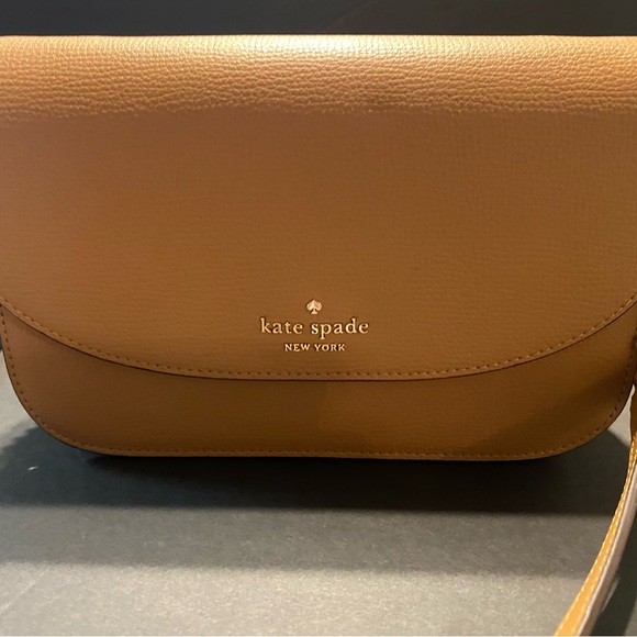 Kate Spade Kristi Flap Tan Crossbody Bag - Picture 12 of 13